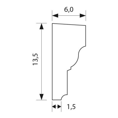 Gold Gesimsprofil ASP-B 10