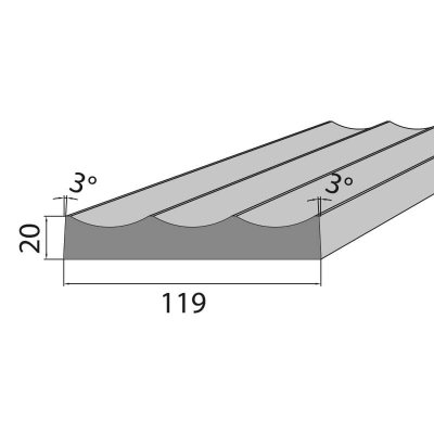 Perfect Rahmenprofil ASP-min 5 grau